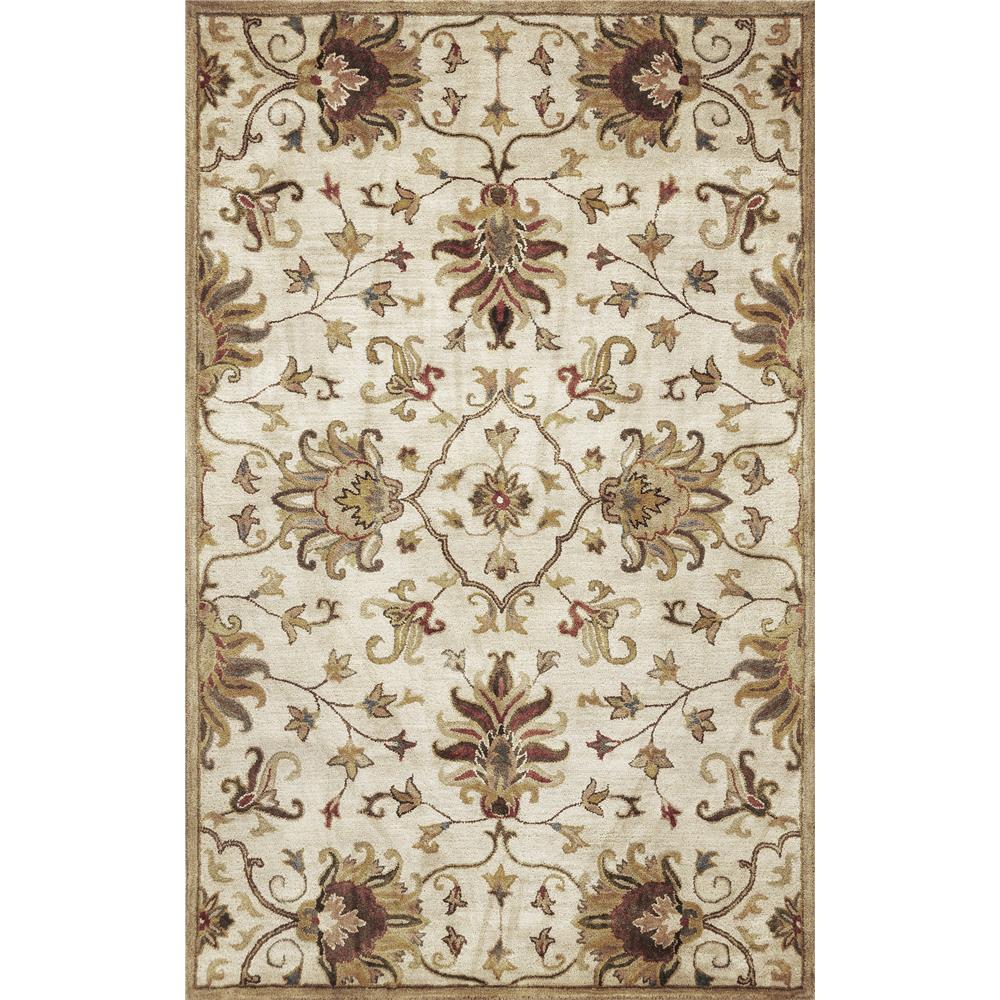 KAS 6012 Syriana 2 Ft. 3 In. X 7 Ft. 6 In. Runner Rug in Champagne